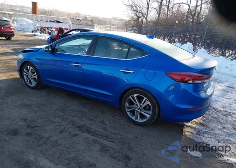 2017 Hyundai Elantra Limited z USA, uszkodzony, nr VIN KMHD84LF2HU301032